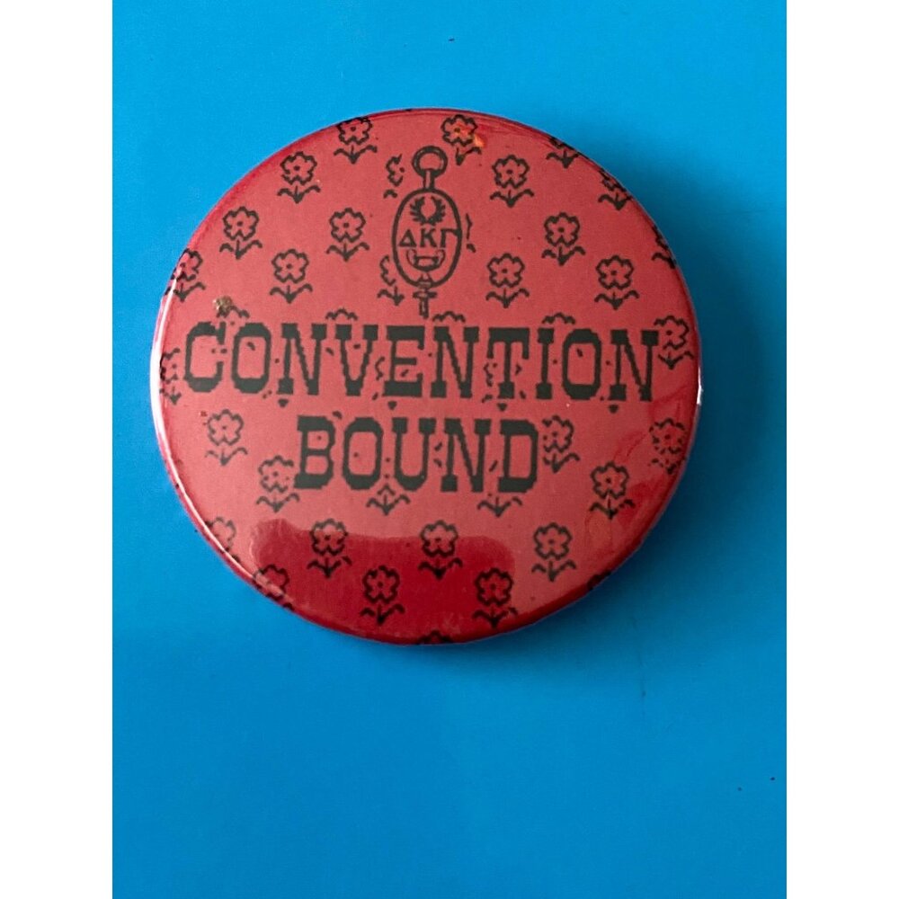 Delta Kappa Gamma DKG Greek Sorority Convention Bound Pinback